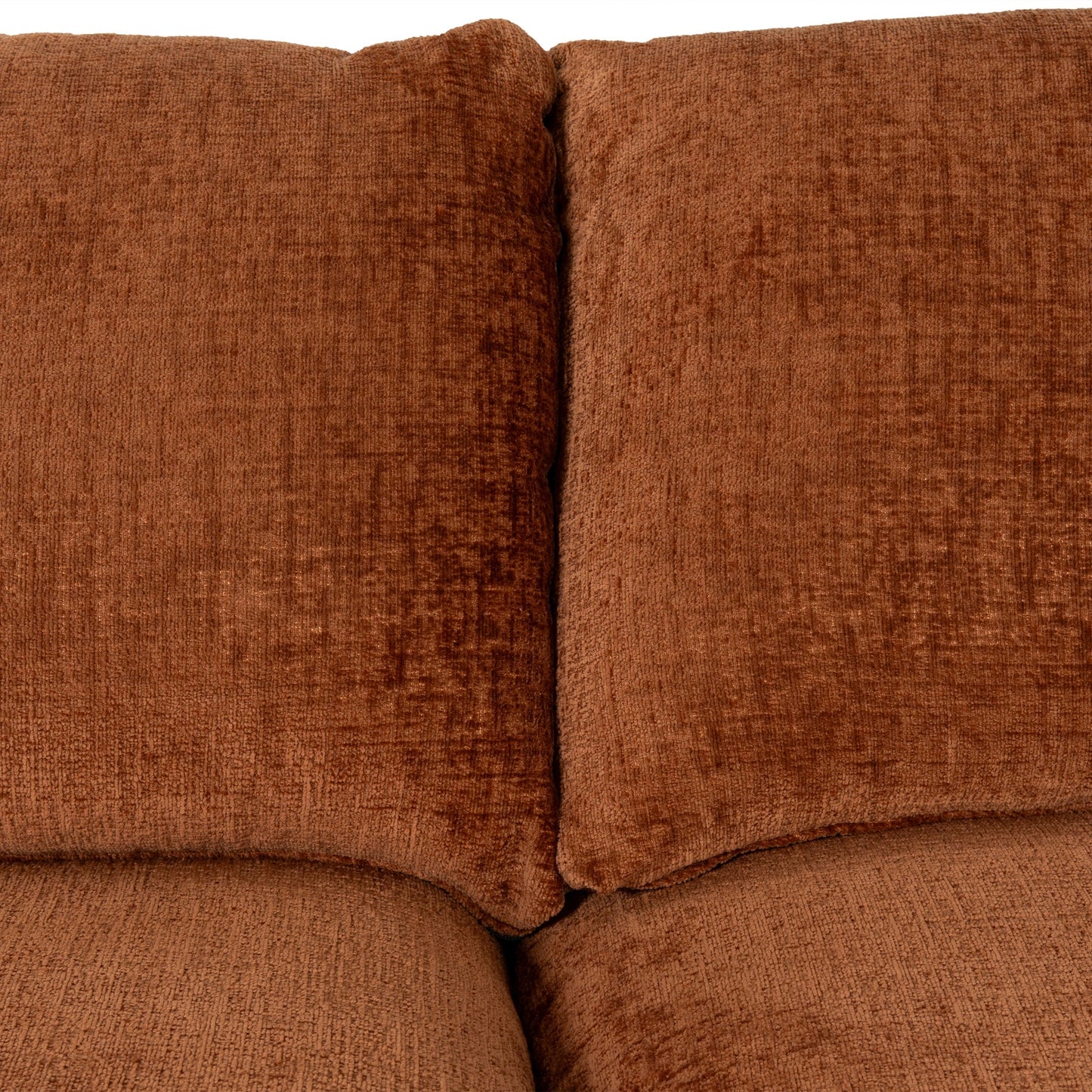 The Ted - 3 Seater Fabric Sofa in Pumpkin