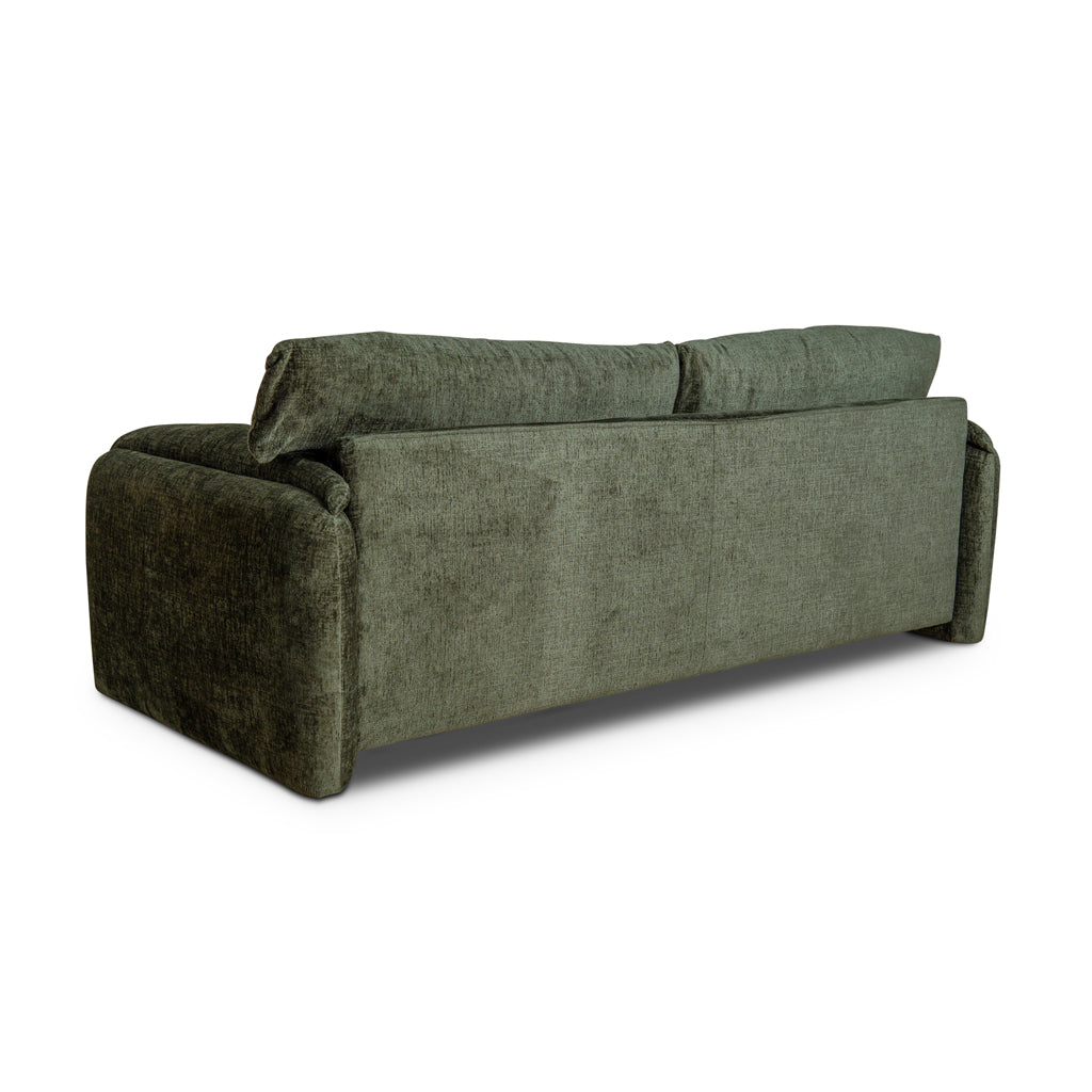 The Ted - 3 Seater Fabric Sofa in Turtle Green