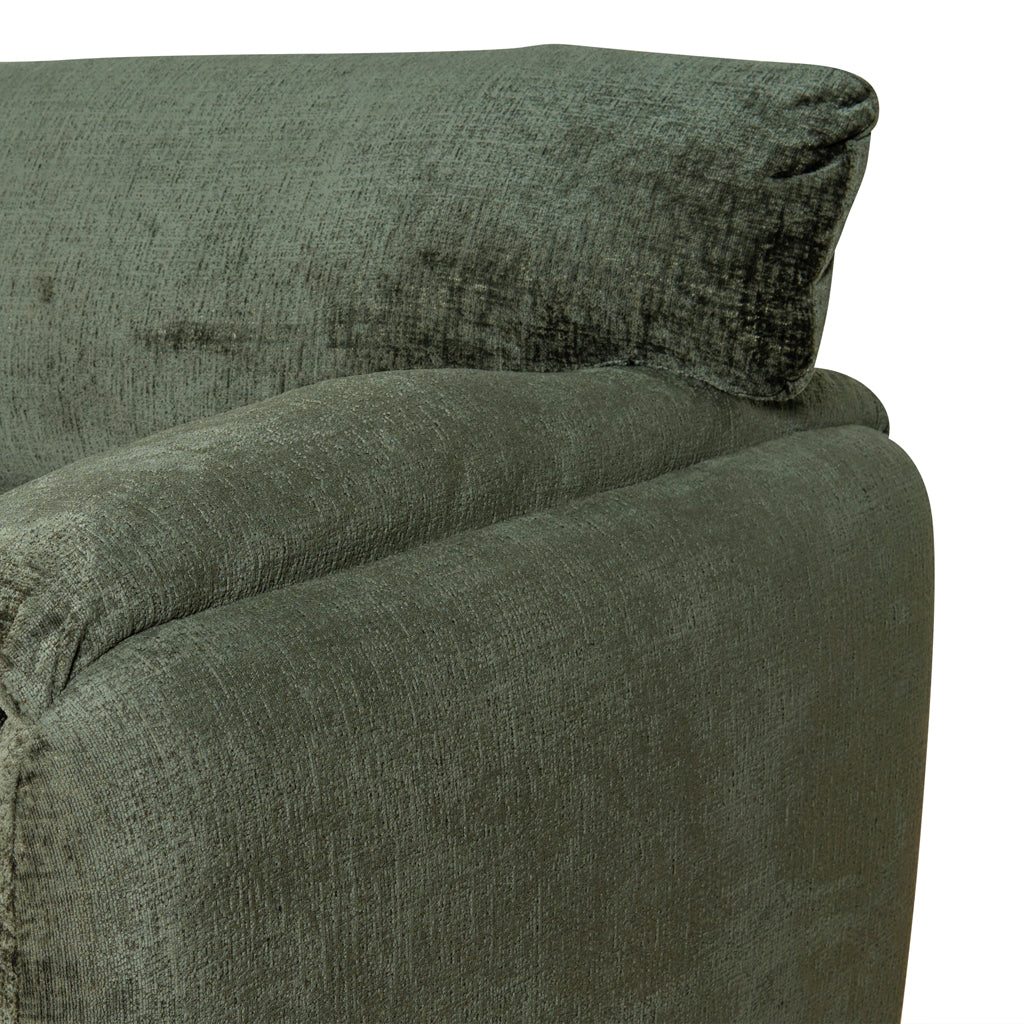 The Ted - 3 Seater Fabric Sofa in Turtle Green