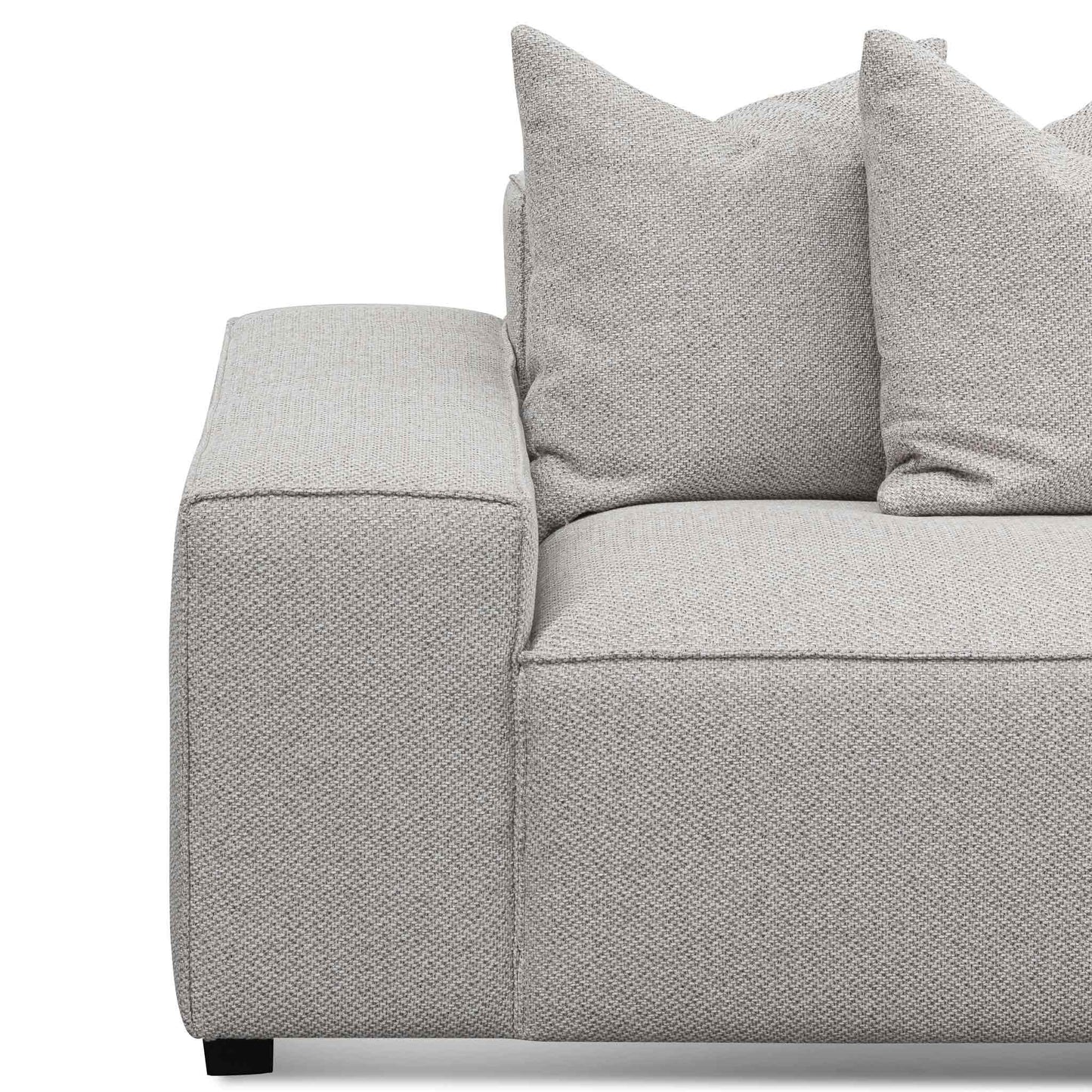 Jane - 3 Seater Right Chaise Sofa - Sterling Sand