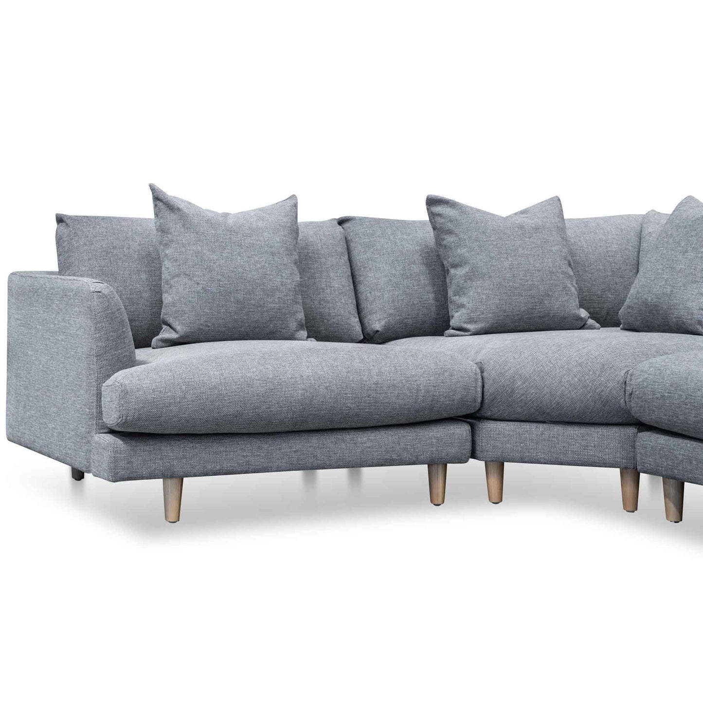 The Finn - Left Return Modular Sofa - Graphite Grey