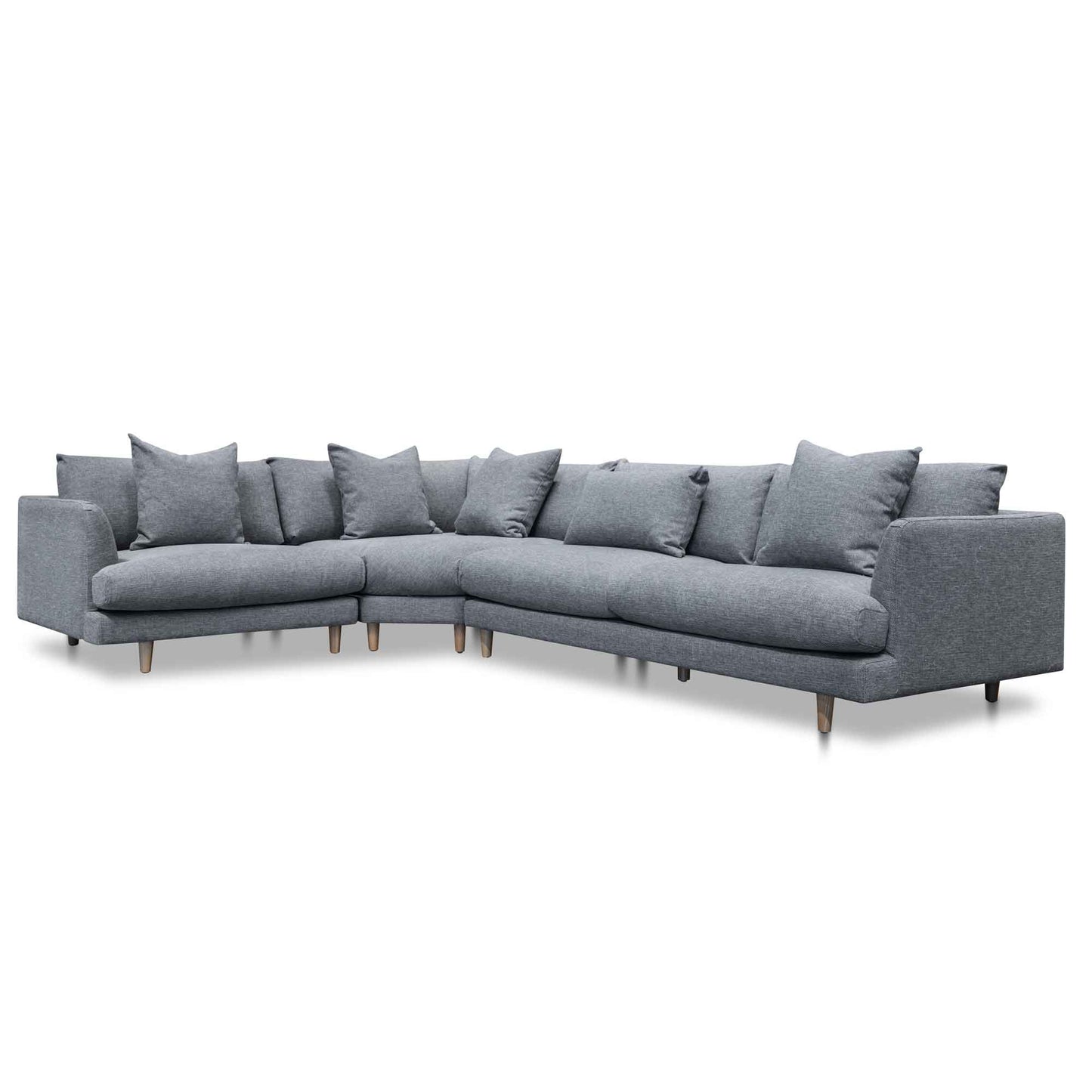 The Finn - Left Return Modular Sofa - Graphite Grey