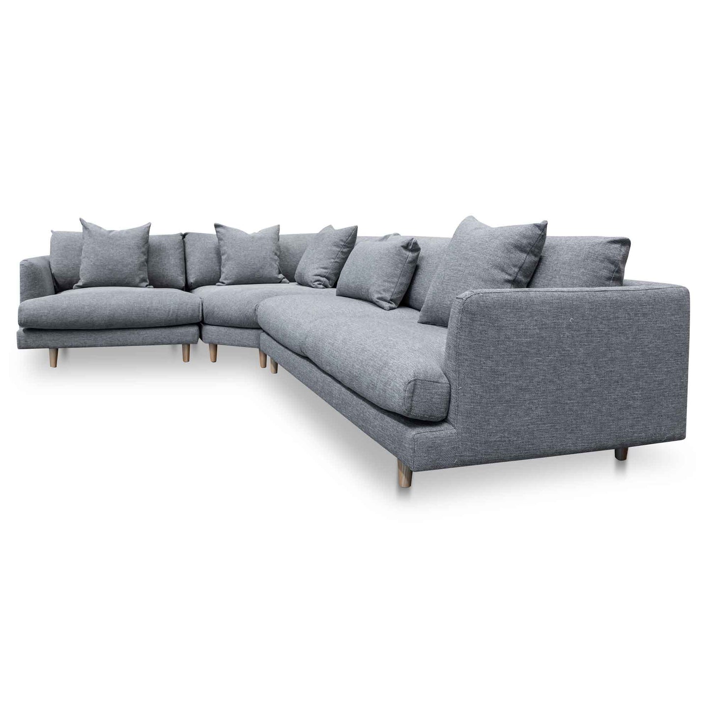The Finn - Left Return Modular Sofa - Graphite Grey