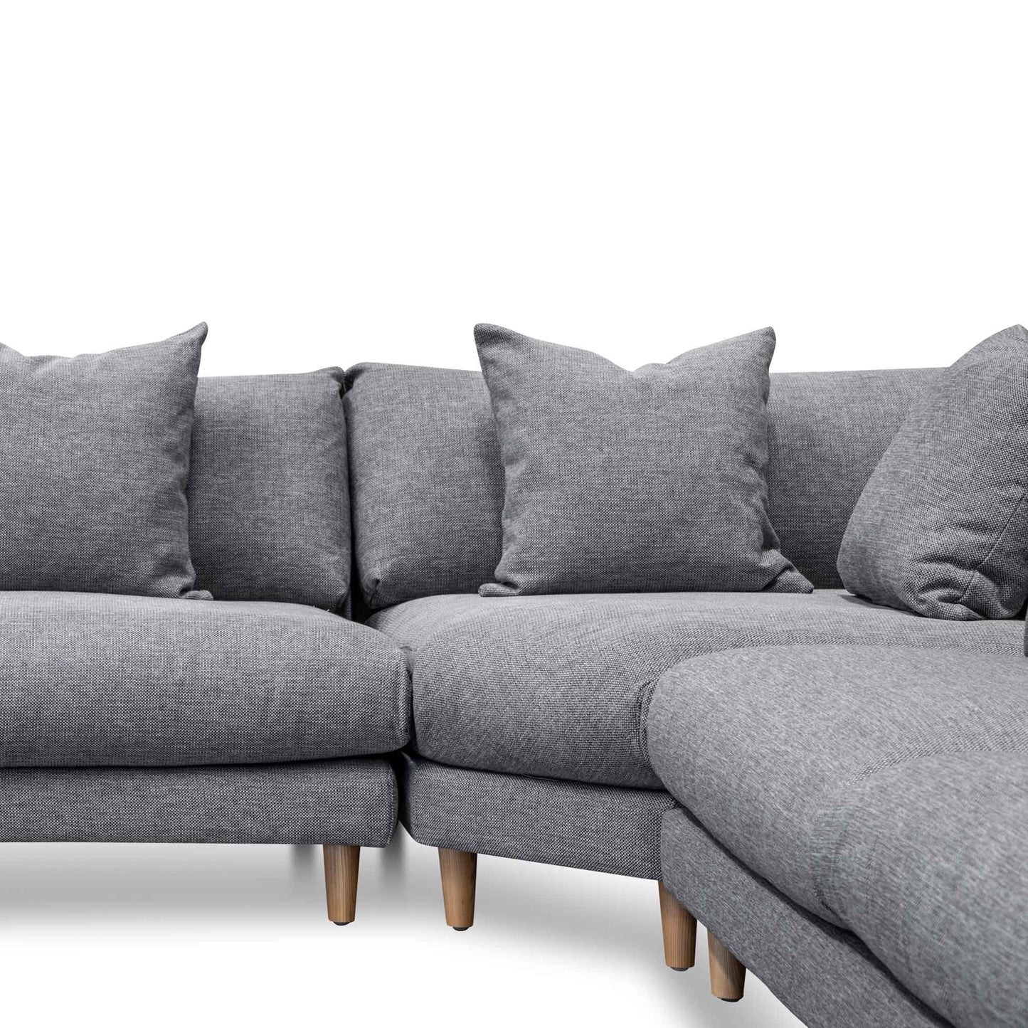 The Finn - Left Return Modular Sofa - Graphite Grey