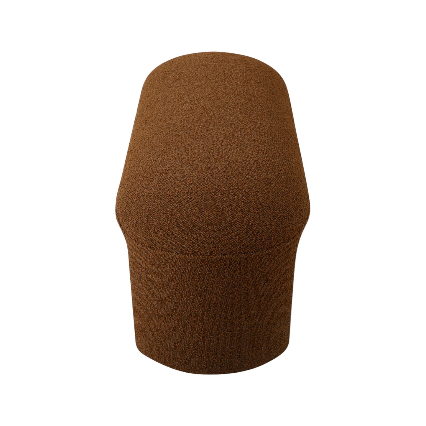 Sasha 1.2m Long Ottoman Bench - Brown Boucle