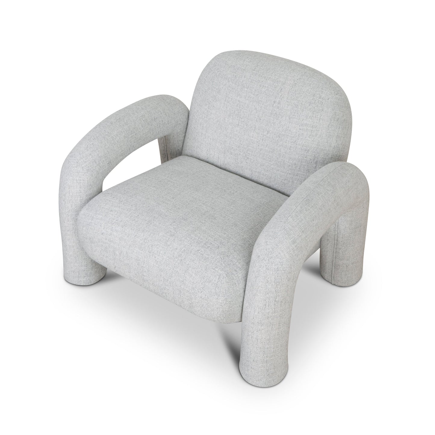 The Kensington Fabric Armchair - Cloud Grey