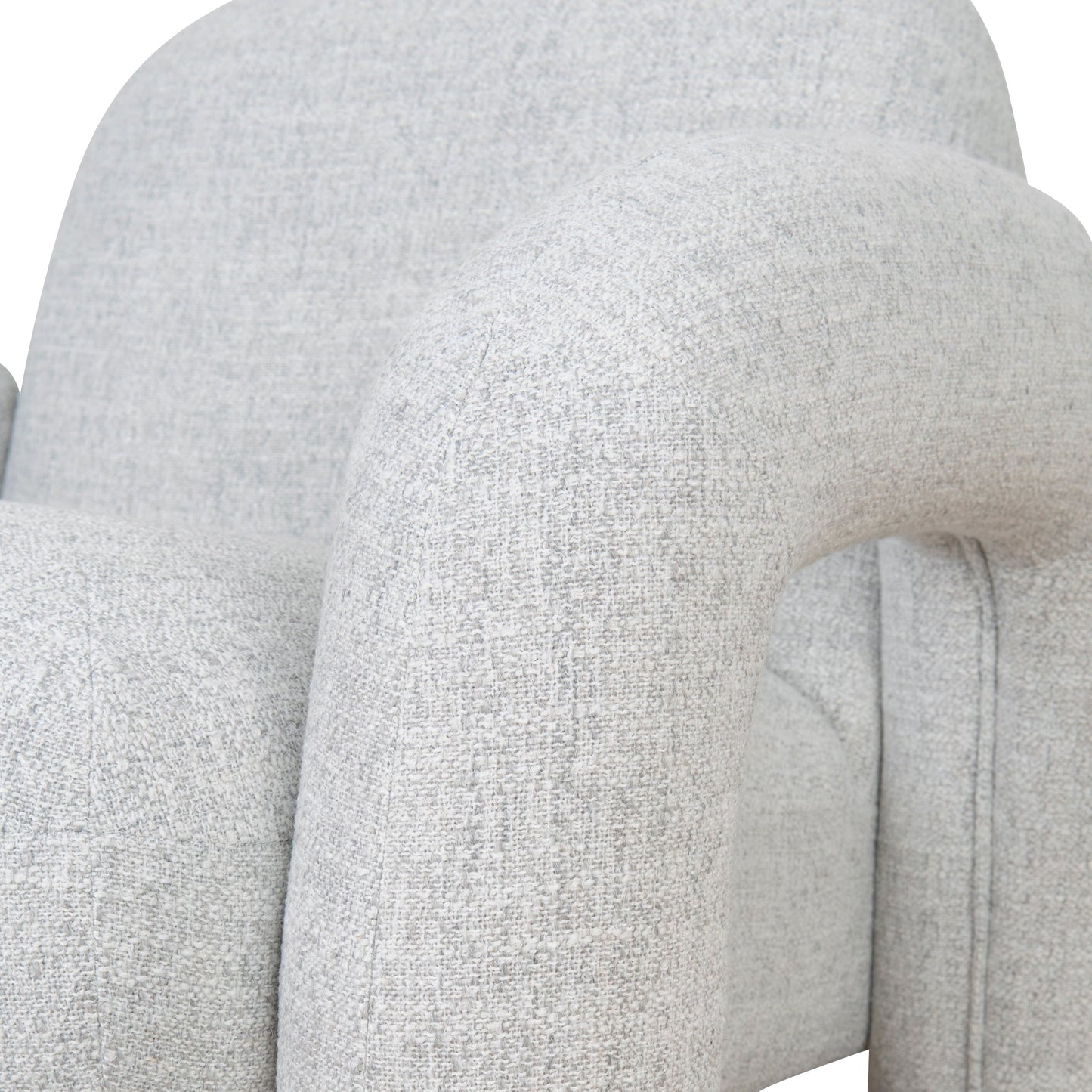 The Kensington Fabric Armchair - Cloud Grey