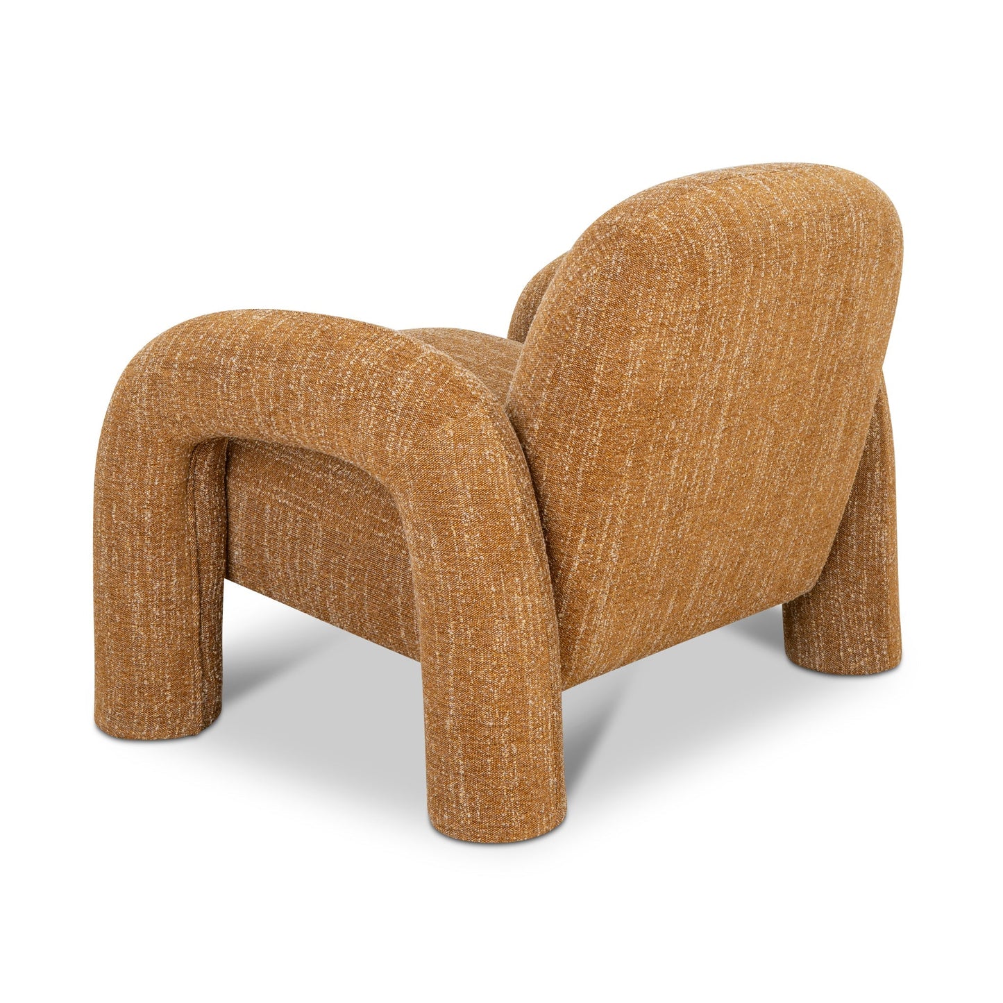 The Kensington Fabric Armchair - Ginger Brown