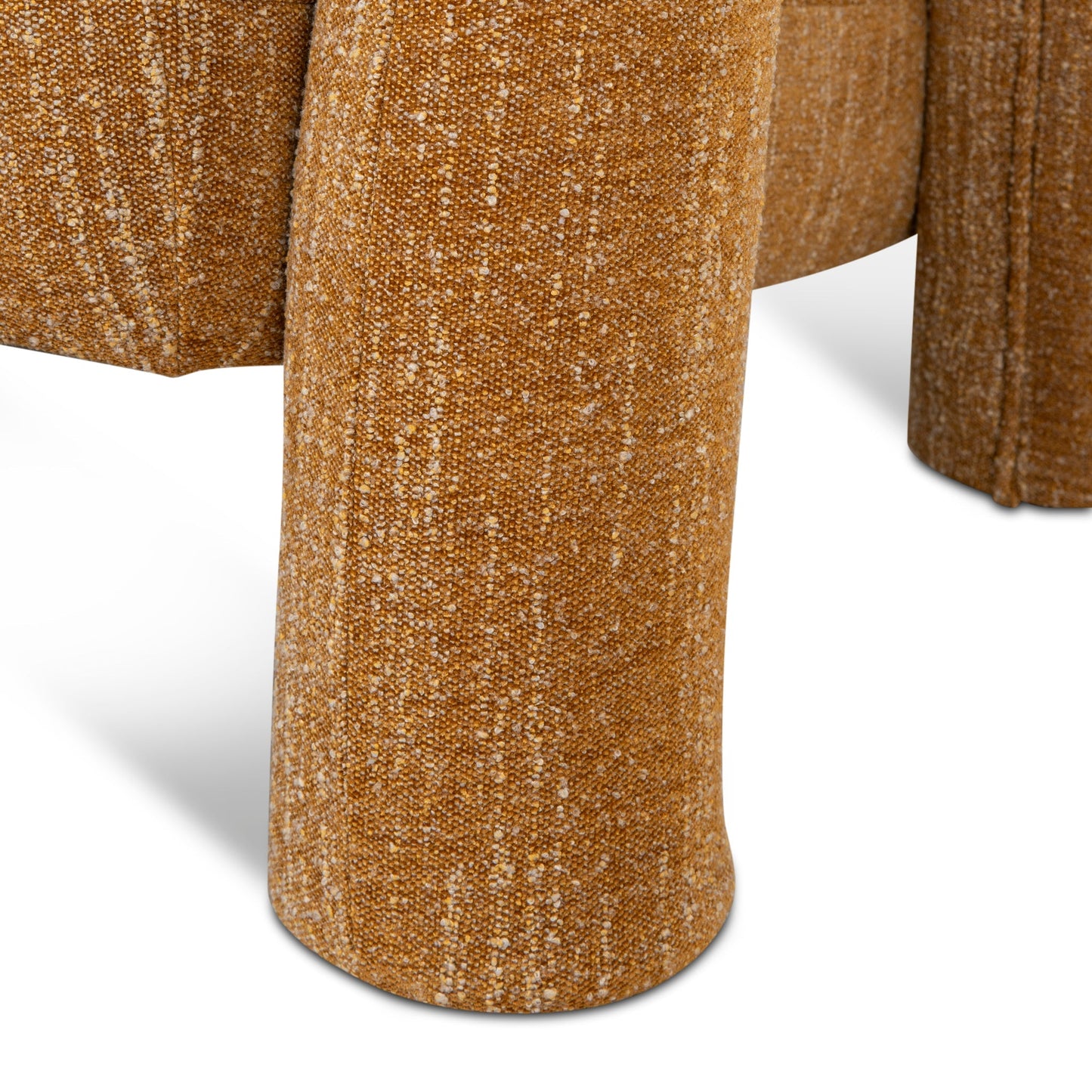 The Kensington Fabric Armchair - Ginger Brown