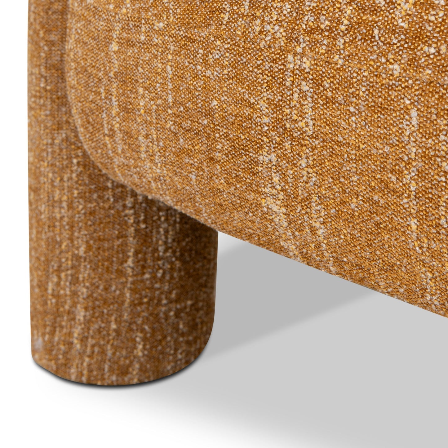 The Kensington Fabric Armchair - Ginger Brown