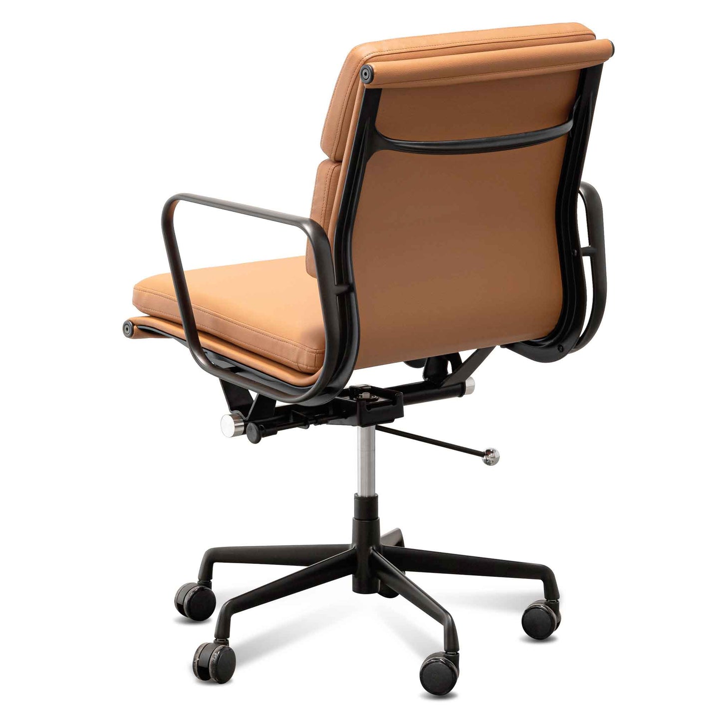 Echo Office Chair - Saddle Tan in Black Frame