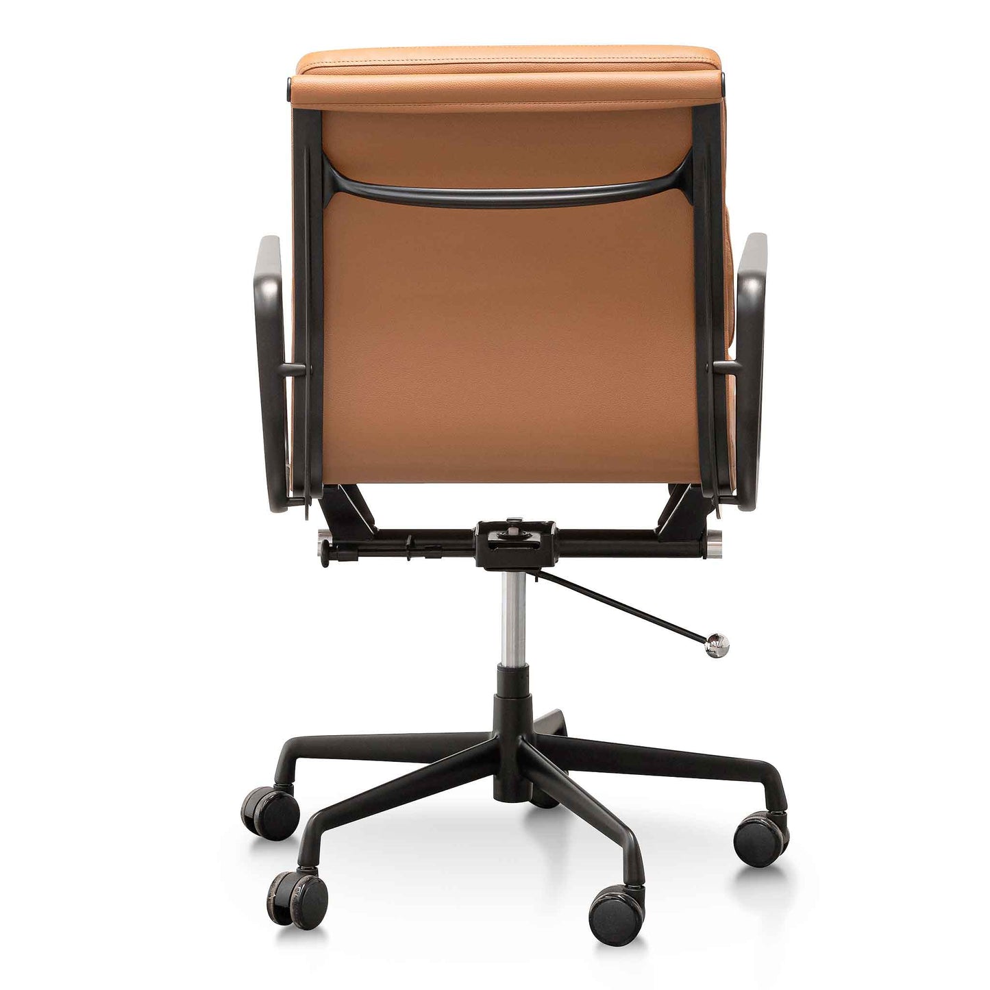 Echo Office Chair - Saddle Tan in Black Frame