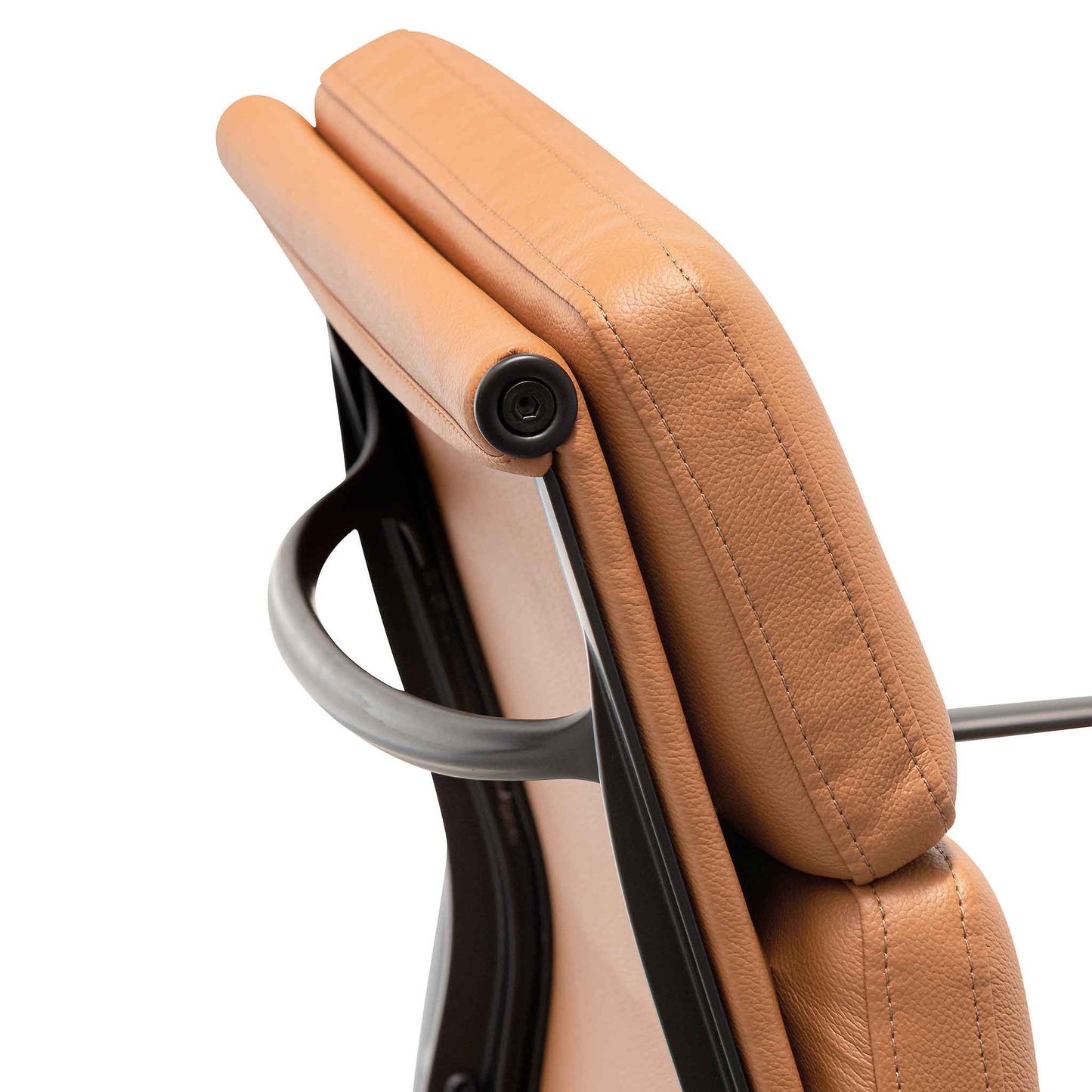 Echo Office Chair - Saddle Tan in Black Frame