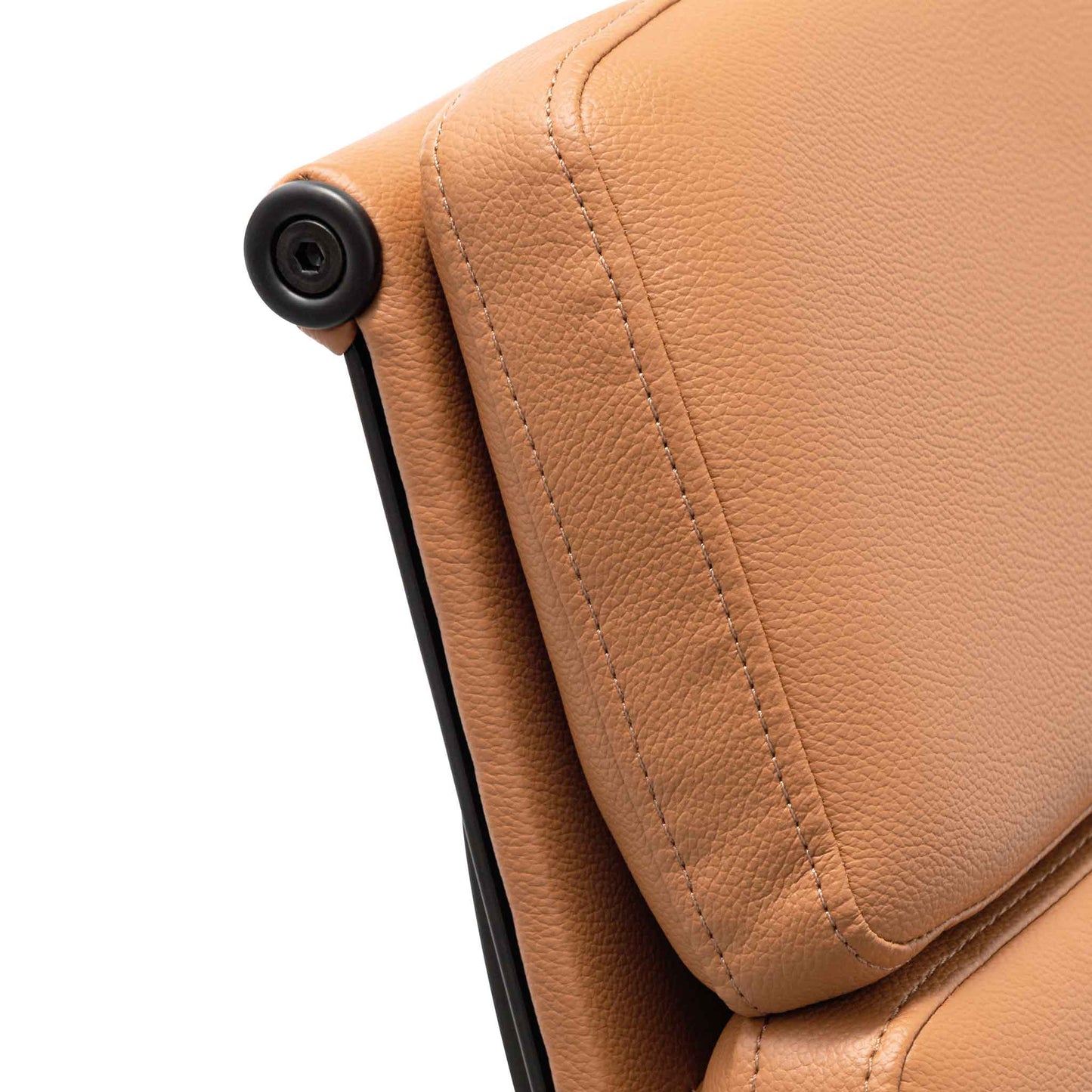 Echo Office Chair - Saddle Tan in Black Frame