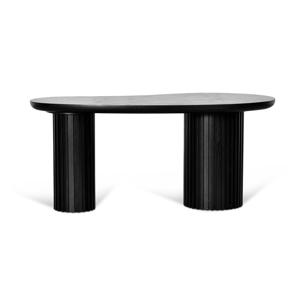 Axel 1.7m Office Desk - Black Oak