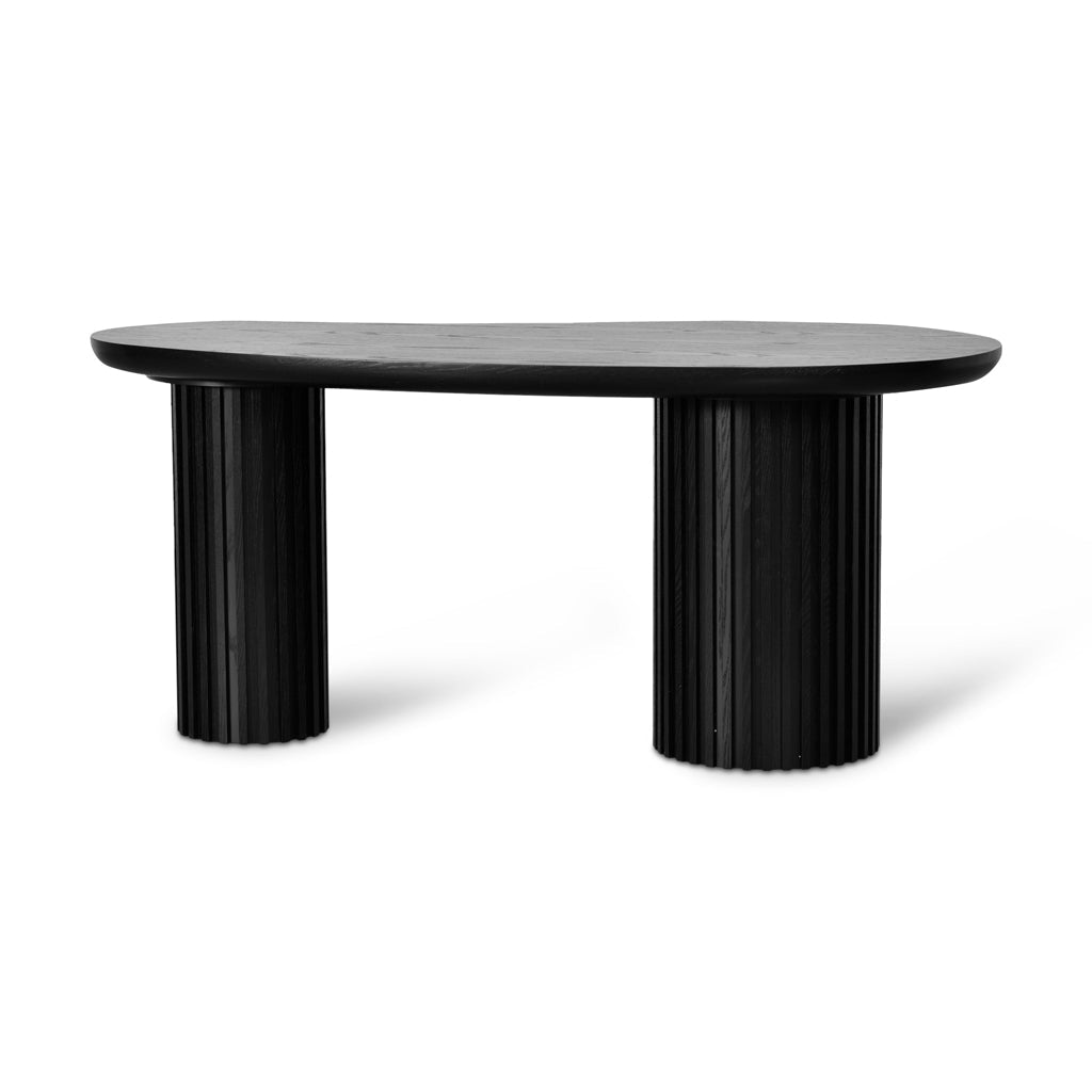 Axel 1.7m Office Desk - Black Oak