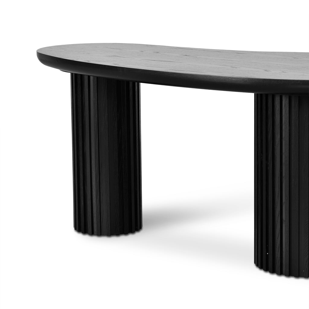 Axel 1.7m Office Desk - Black Oak