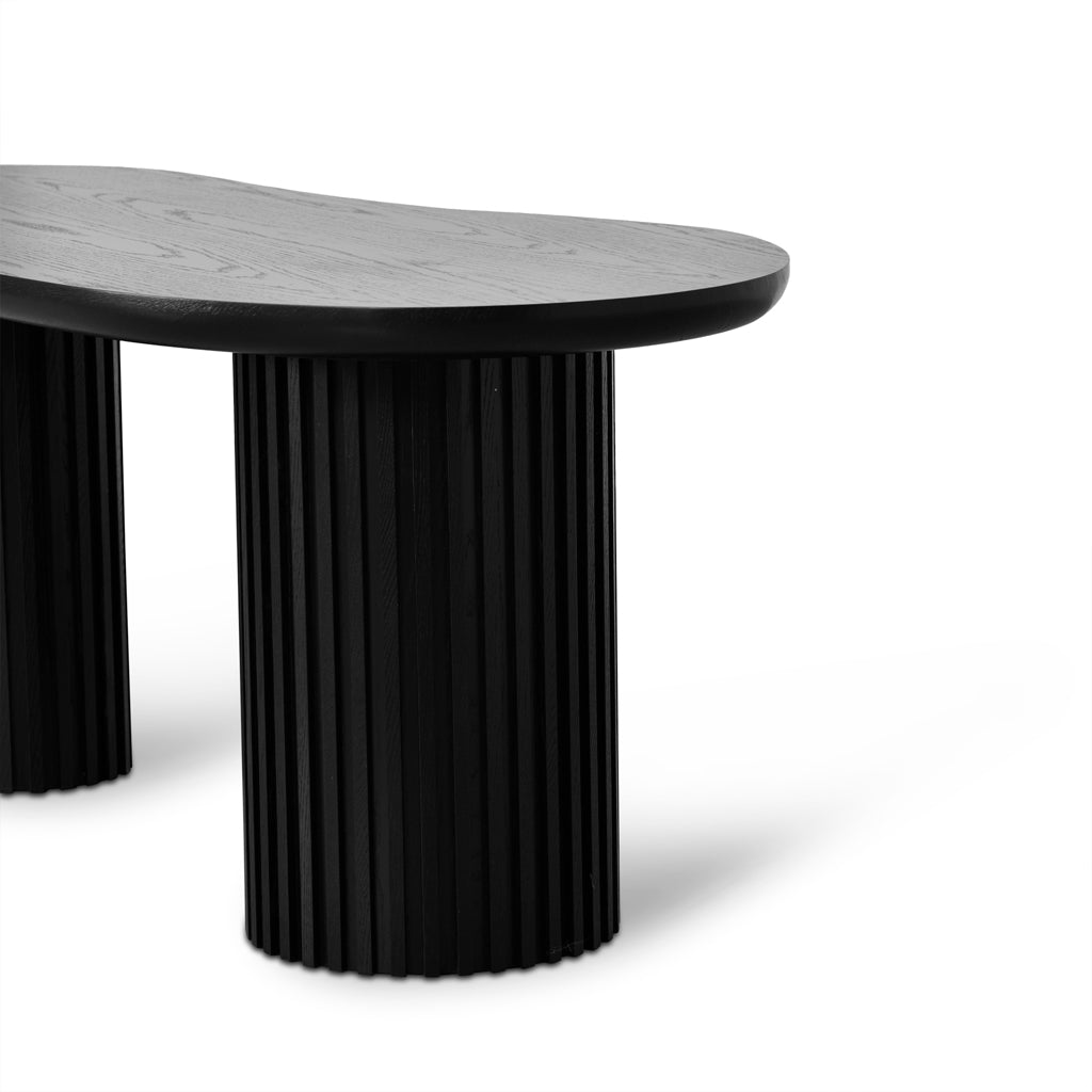 Axel 1.7m Office Desk - Black Oak