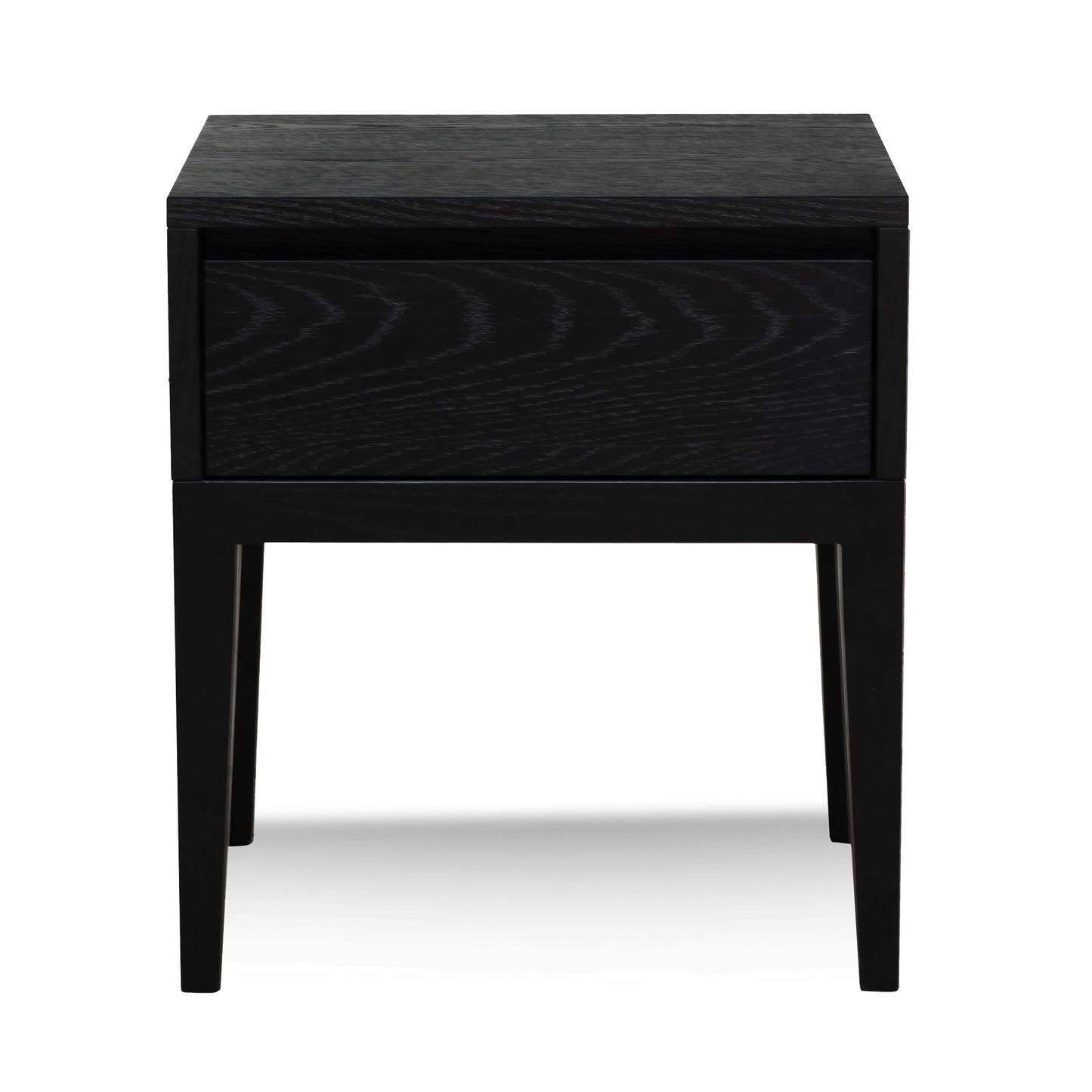 Rae Bedside Table - Black Oak