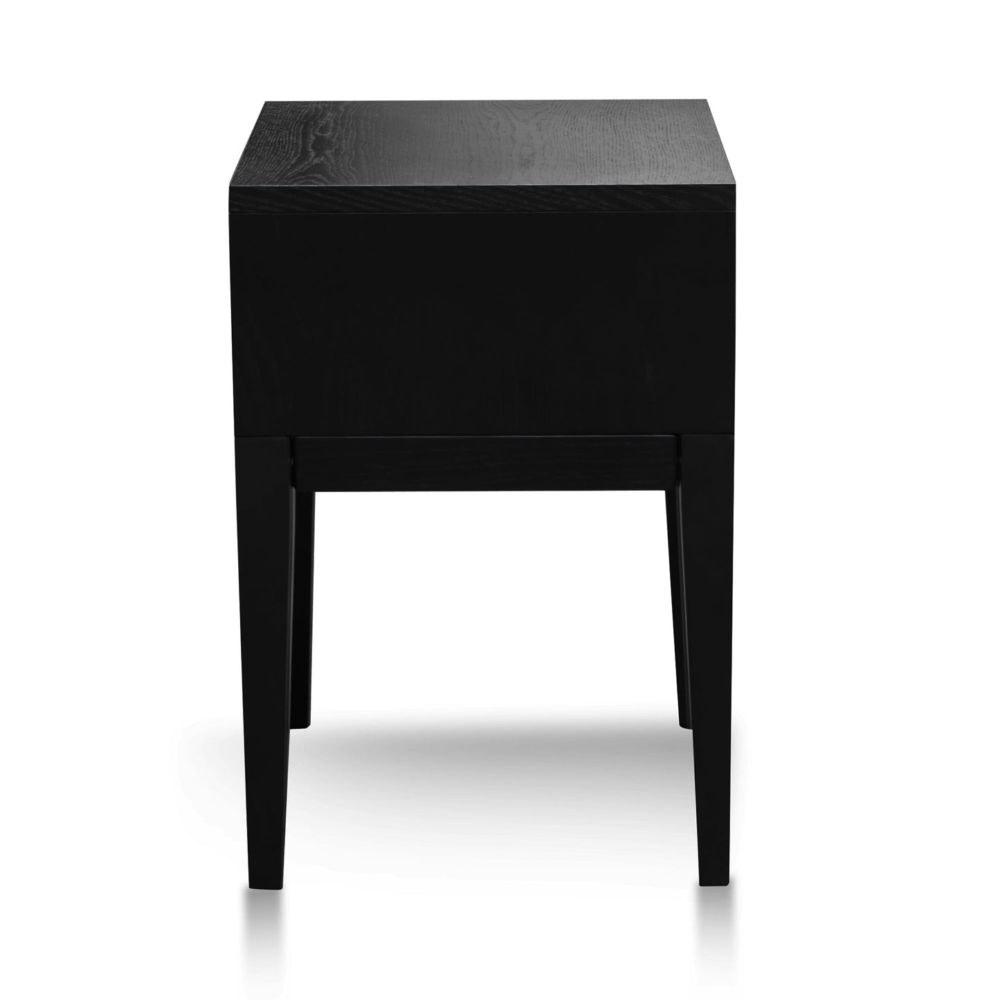 Rae Bedside Table - Black Oak