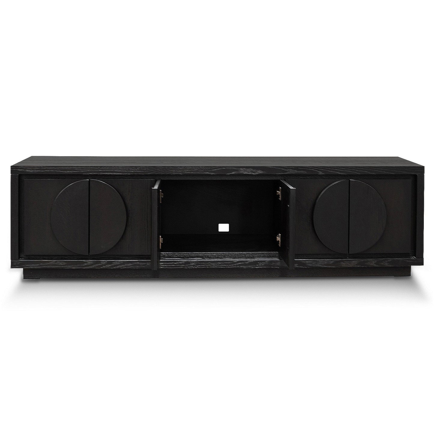 Riley 2m Entertainment TV Unit - Textured Espresso Black