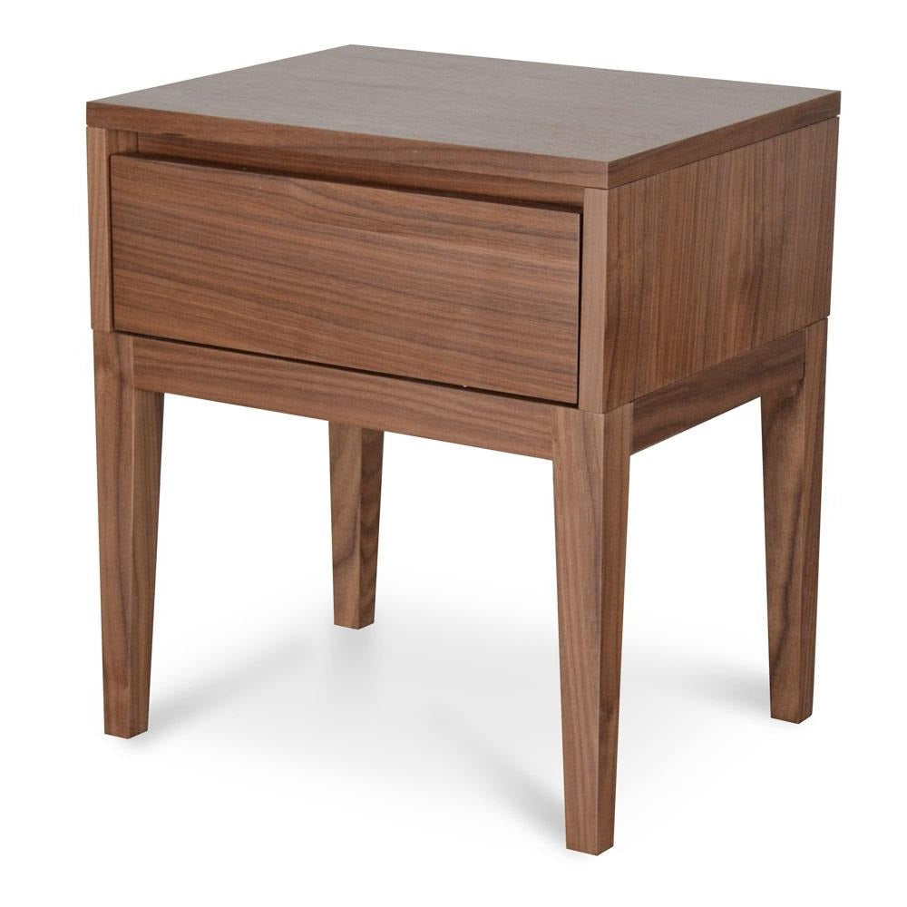 Rae Bedside Table - Walnut