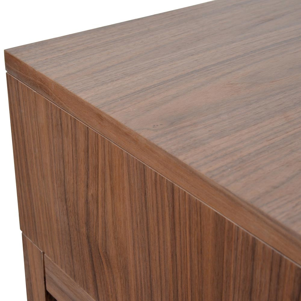 Rae Bedside Table - Walnut
