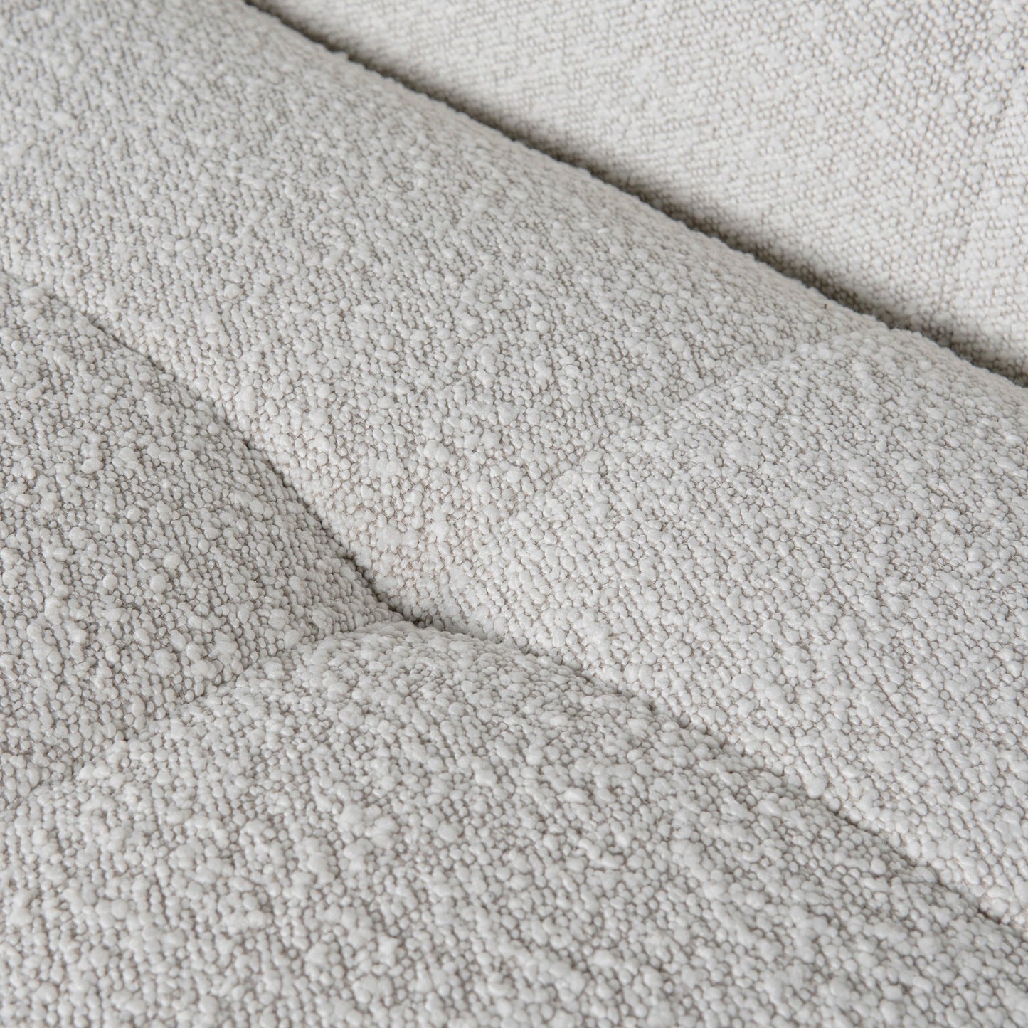 Ella - 4 Seater Right Chaise Sofa - Pearl Boucle