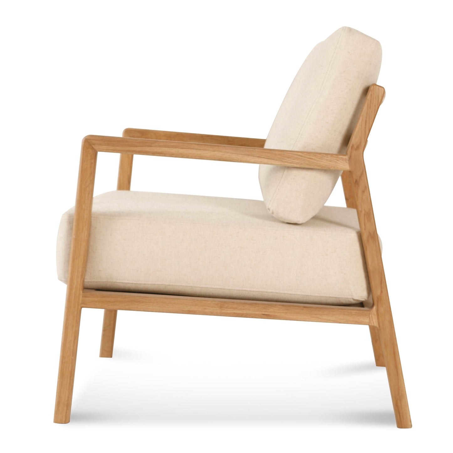 Sammi Fabric Armchair - Light Beige