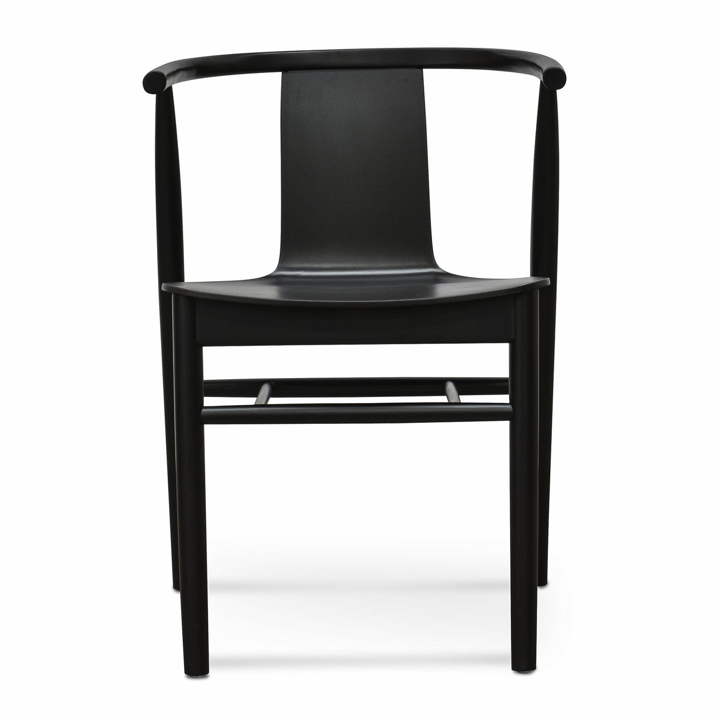 Luna Dining Chairs - Black Shell - Black Seat (Set of 2)